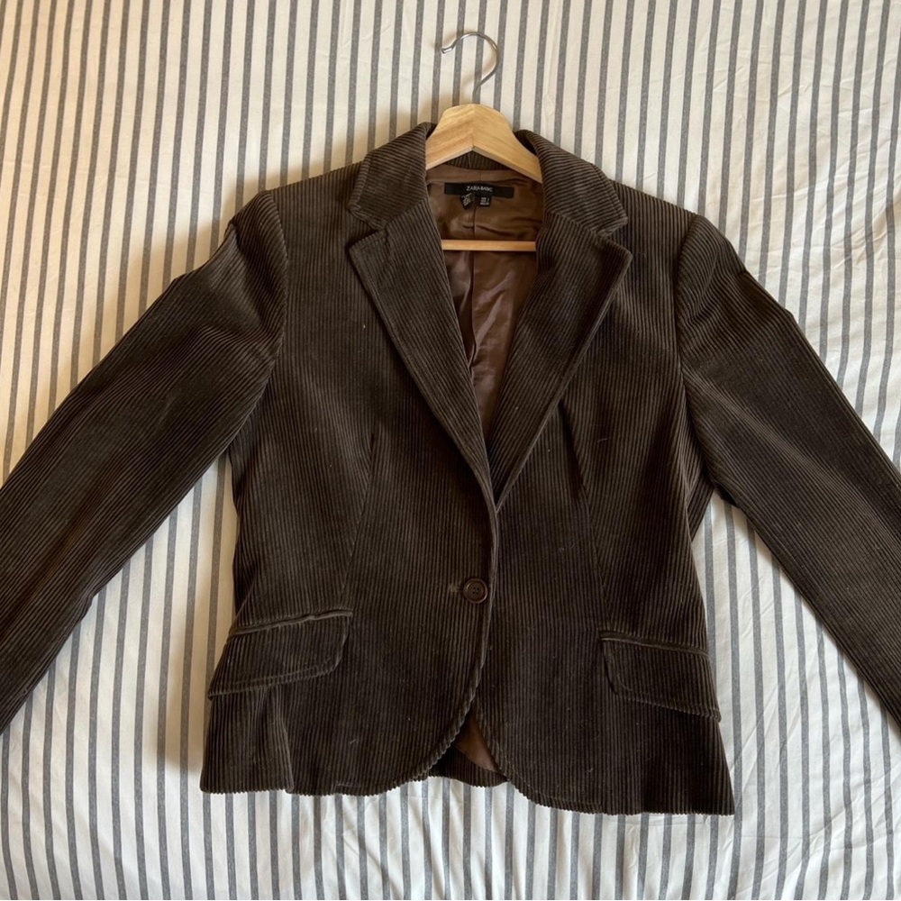 Vintage 70s Zara corduroy blazer